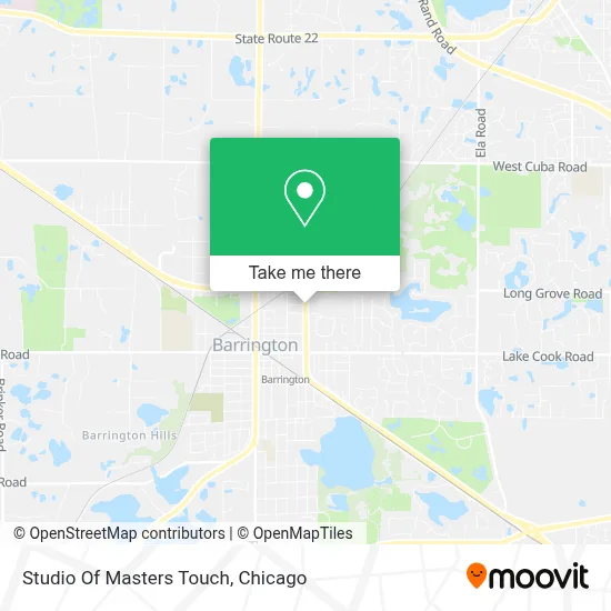 Studio Of Masters Touch map