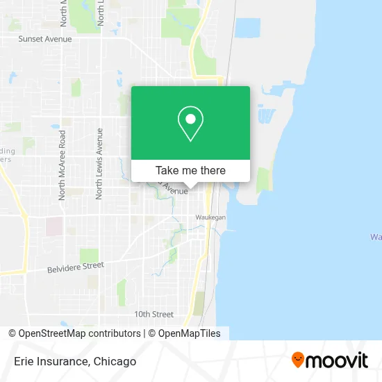 Erie Insurance map