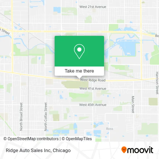 Ridge Auto Sales Inc map