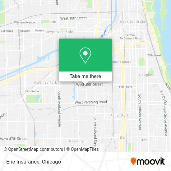 Erie Insurance map