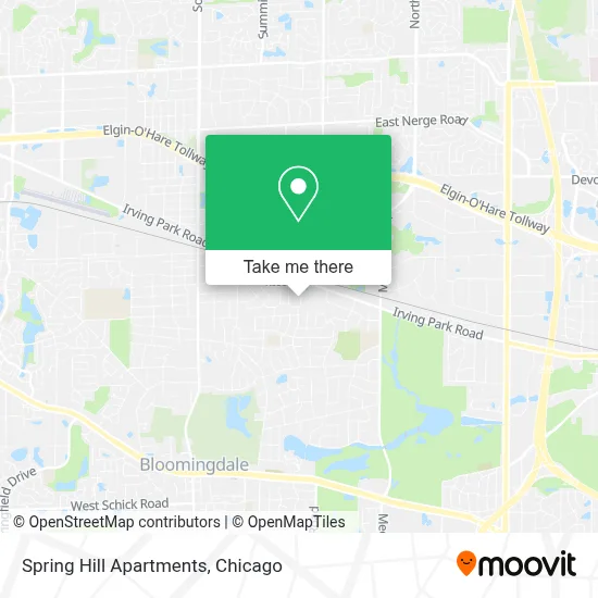 Spring Hill Apartments map
