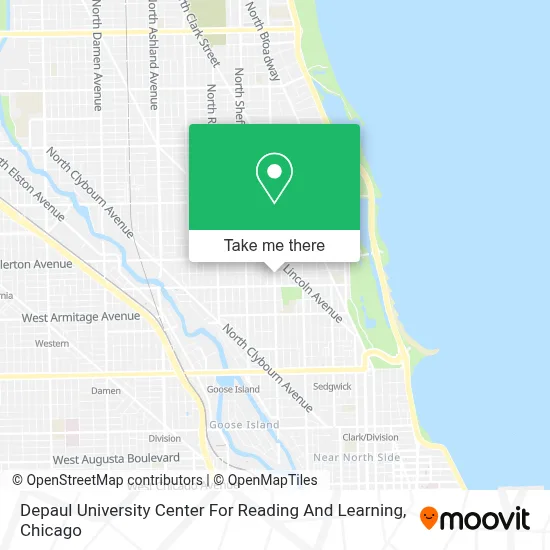 Depaul University Center For Reading And Learning map