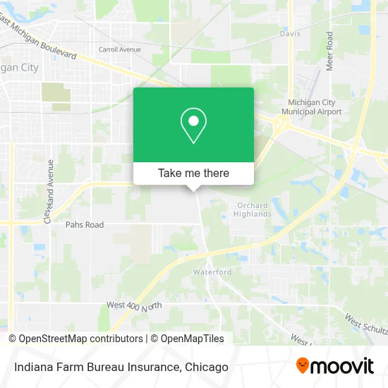 Indiana Farm Bureau Insurance map