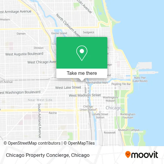 Chicago Property Concierge map