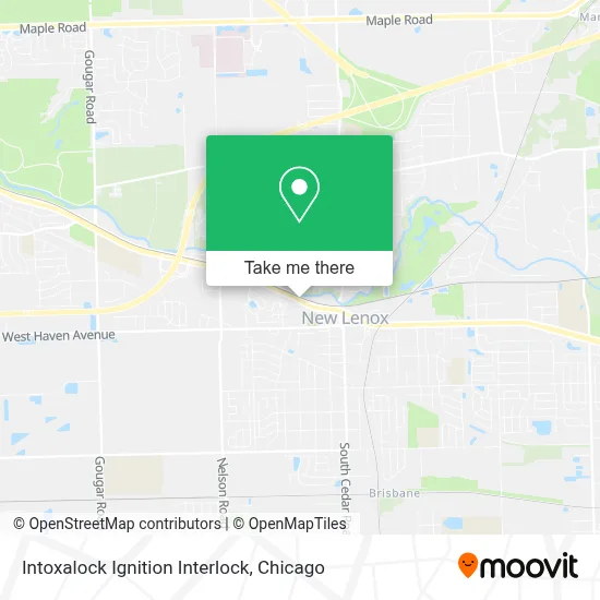 Intoxalock Ignition Interlock map