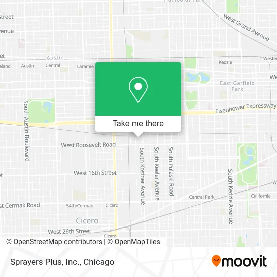 Sprayers Plus, Inc. map