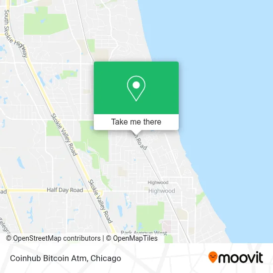 Coinhub Bitcoin Atm map