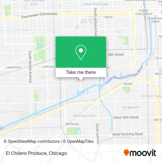 El Chilero Produce map