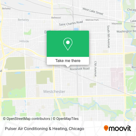 Pulser Air Conditioning & Heating map