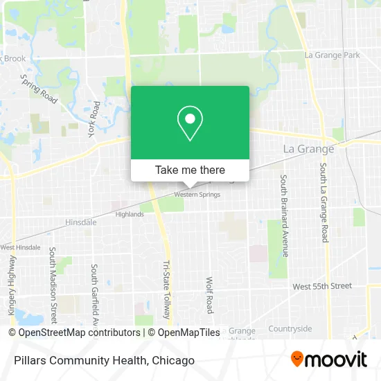 Pillars Community Health map
