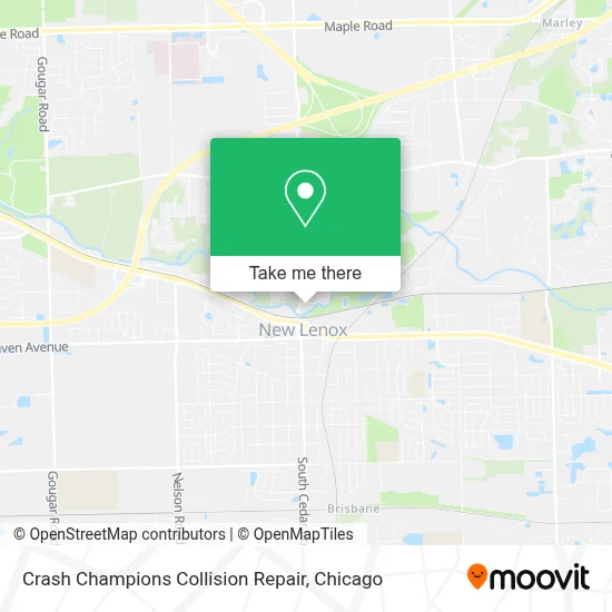 Crash Champions Collision Repair map