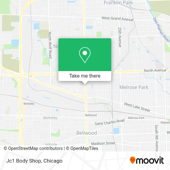 Jc1 Body Shop map