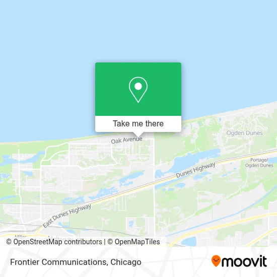 Frontier Communications map