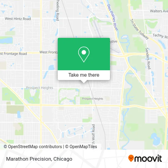 Marathon Precision map