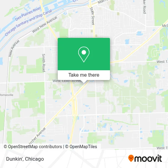 Dunkin' map