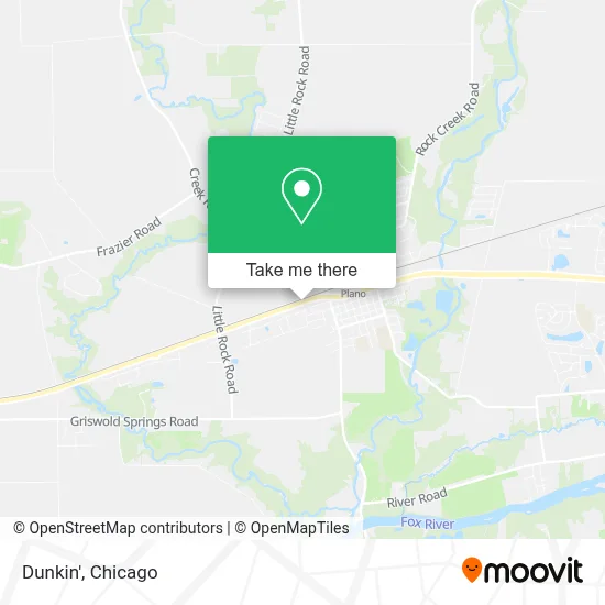 Dunkin' map