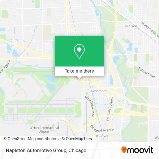 Napleton Automotive Group map