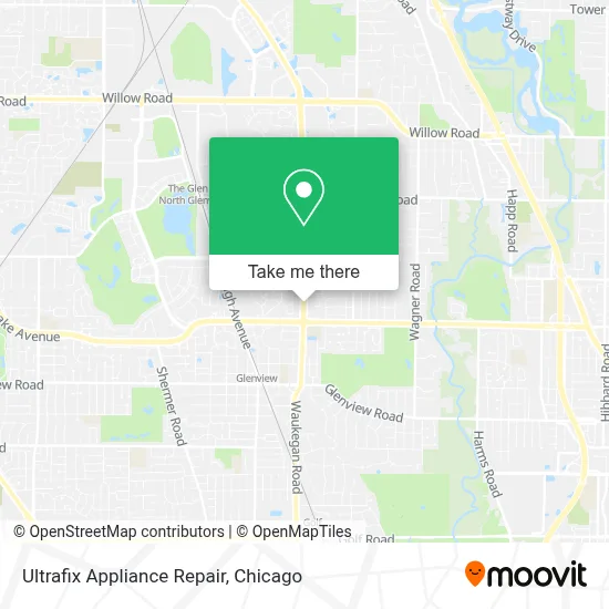 Ultrafix Appliance Repair map