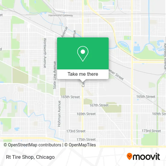 Rt Tire Shop map