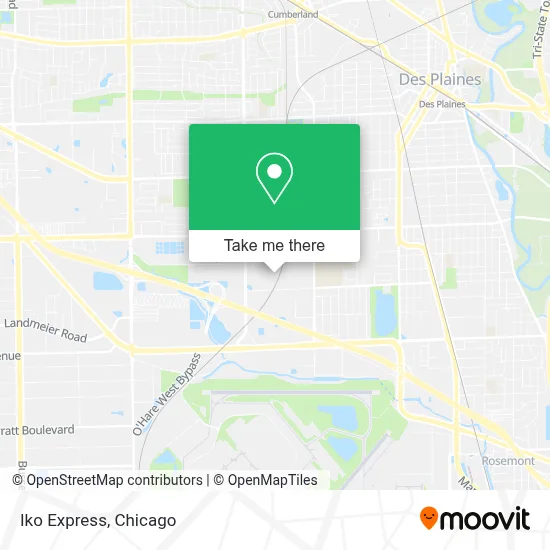 Iko Express map