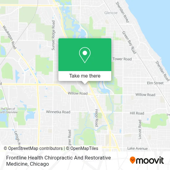 Frontline Health Chiropractic And Restorative Medicine map
