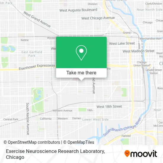 Exercise Neuroscience Research Laboratory map