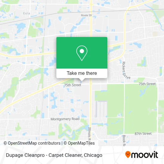 Dupage Cleanpro - Carpet Cleaner map