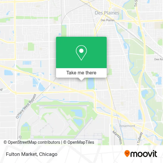 Fulton Market map
