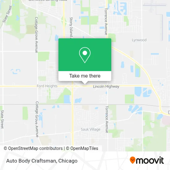 Auto Body Craftsman map