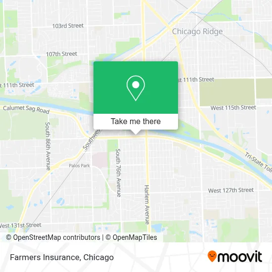 Farmers Insurance map