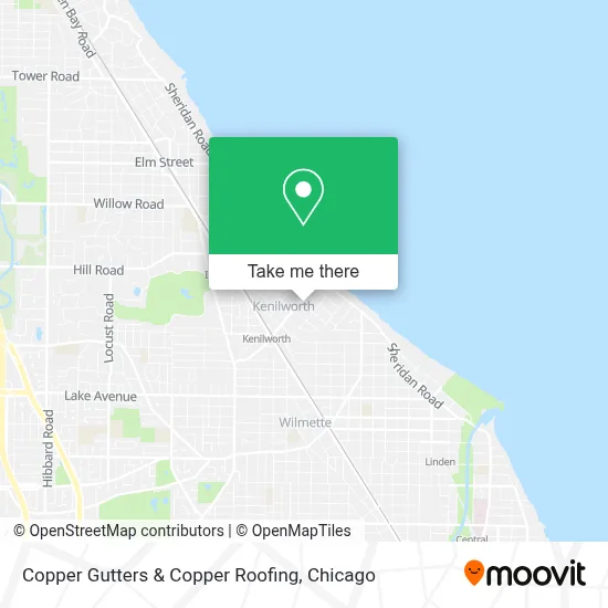 Copper Gutters & Copper Roofing map