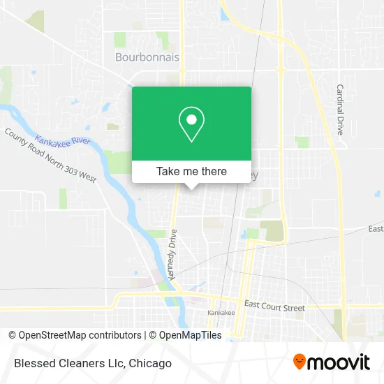 Blessed Cleaners Llc map