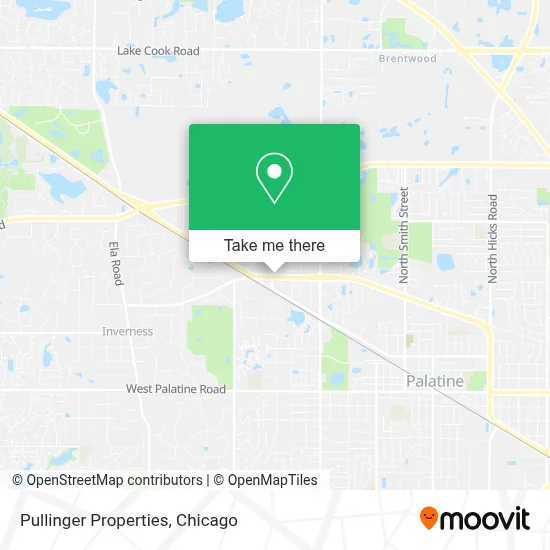 Pullinger Properties map