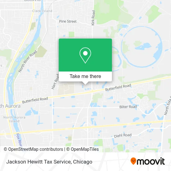 Jackson Hewitt Tax Service map