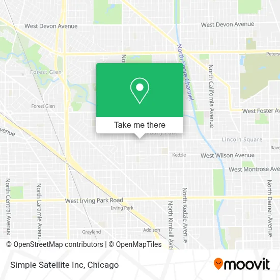 Simple Satellite Inc map