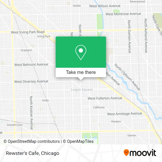 Rewster's Cafe map