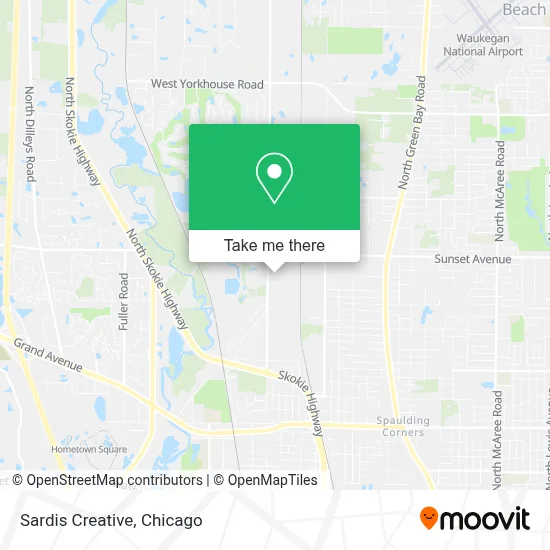 Sardis Creative map