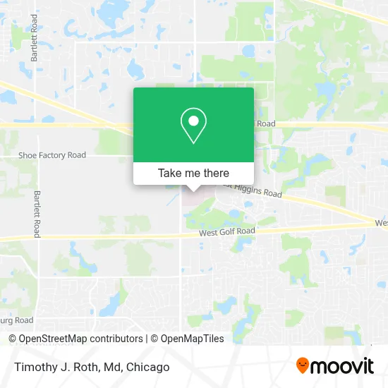 Timothy J. Roth, Md map