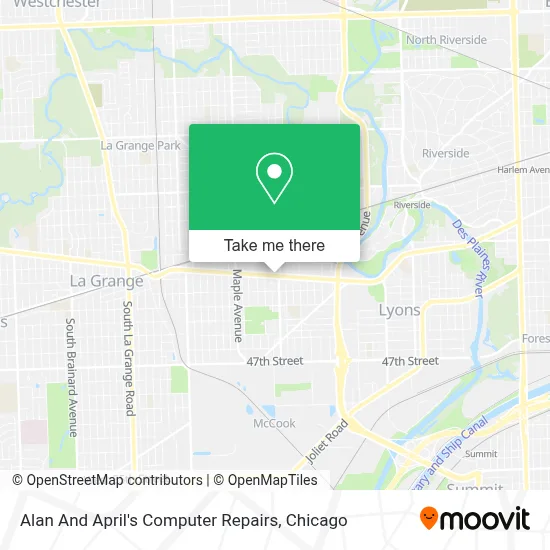 Alan And April's Computer Repairs map