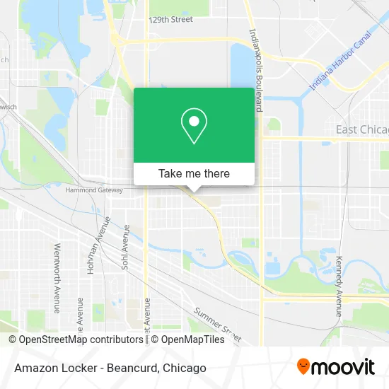 Amazon Locker - Beancurd map