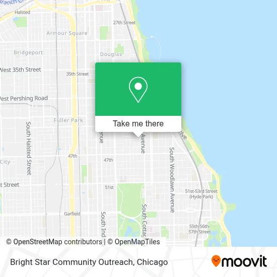 Bright Star Community Outreach map