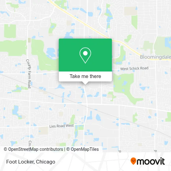 Foot Locker map
