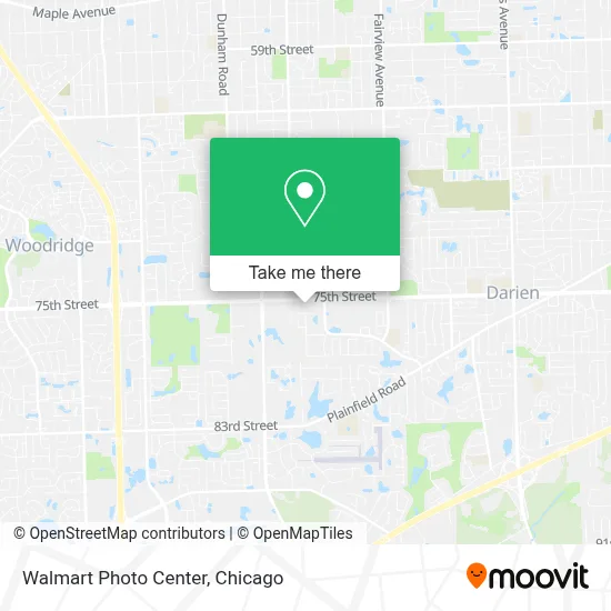 Walmart Photo Center map