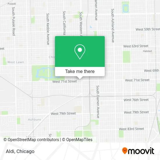 Aldi map