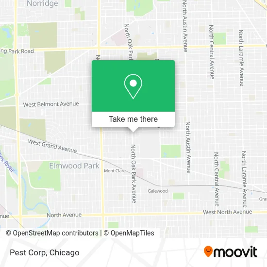 Pest Corp map