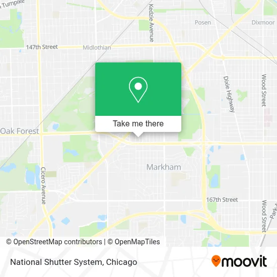 National Shutter System map
