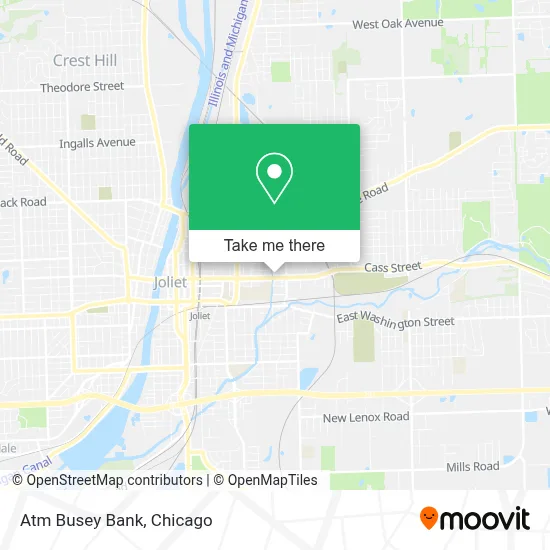 Atm Busey Bank map