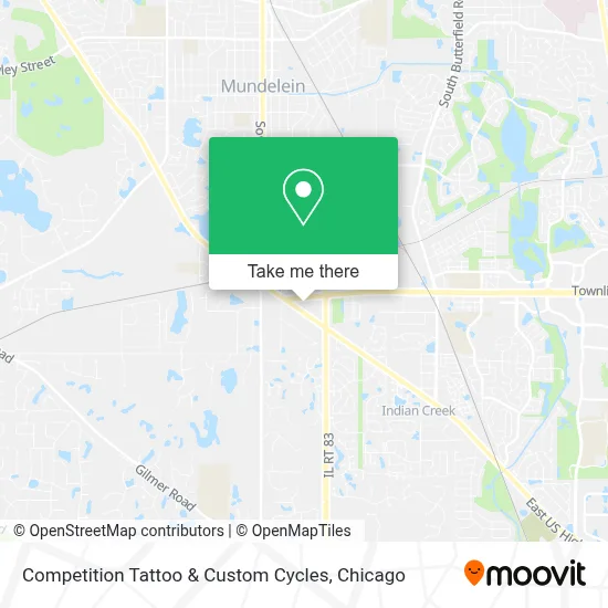 Competition Tattoo & Custom Cycles map