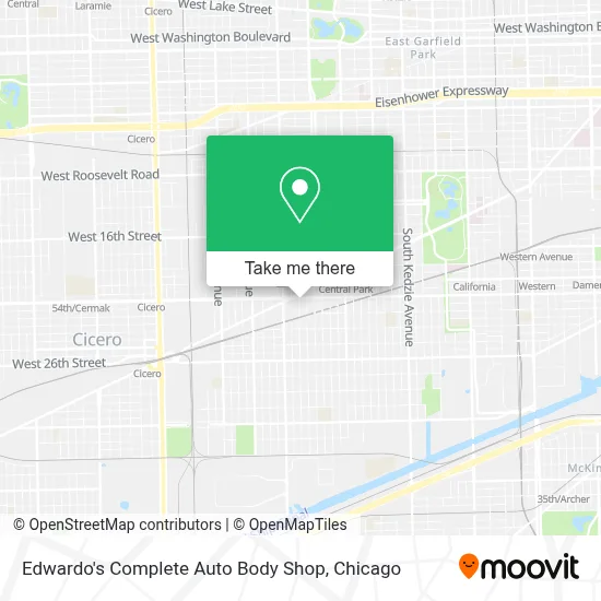 Edwardo's Complete Auto Body Shop map