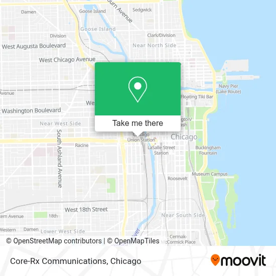 Core-Rx Communications map